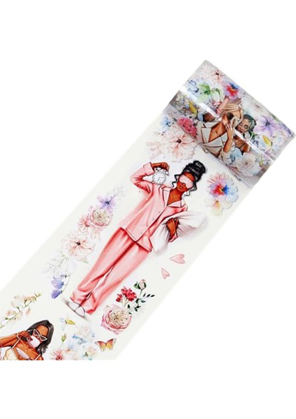 Bloom & Wide Pet Bant, Çiçek Dekoratif, Şeffaf Yapıştırıcı (Yurt Dışından)