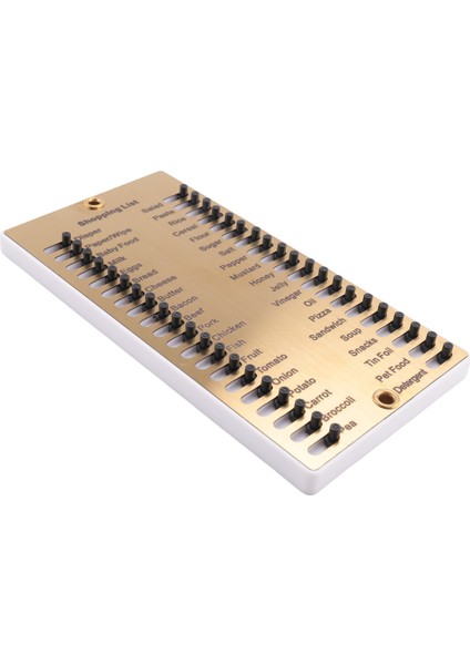 Metal Bakkal Listesi Tekrar Kullanılabilir Alışveriş Listesi Hafıza Hatırlatma Panosu (Yurt Dışından) modelleri