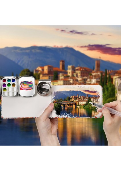 11 Parçalı Teneke Kutu, 12 Boş Suluboya Paleti, Sanatçı Fırçaları (Yurt Dışından) indirimleri