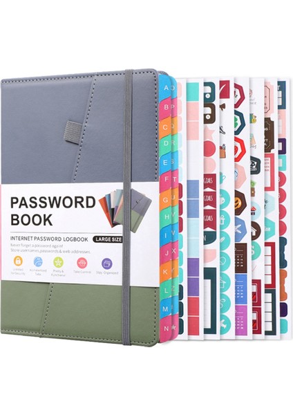 Yaşlılar Için Alfabetik Sekmeli Şifre Saklama Kitabı, C (Yurt Dışından)