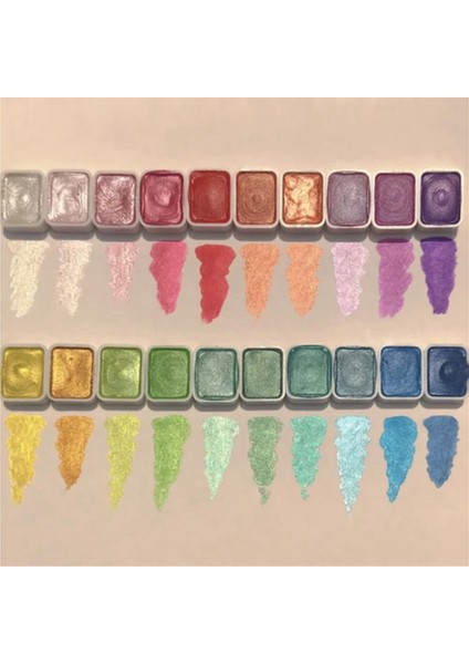 20 Renk Suluboya Resim Seti, Suluboya Boya Seti (2.3ml-B) (Yurt Dışından)
