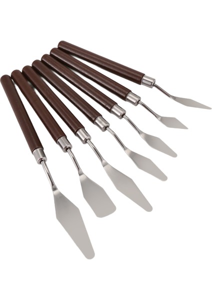 7 Parça Yağlıboya Bıçak Seti Yağlıboya Küreği Yağlıboya Paleti (Yurt Dışından) modelleri