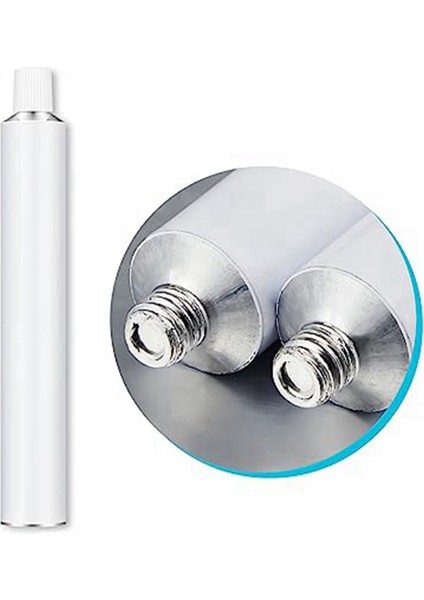 24 Adet Boş Alüminyum Boya Tüpü 20 ml Boya Tüpü (Yurt Dışından)