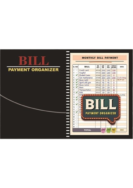 Fatura Takip Defteri Aylık Fatura Düzenleyici ve Planlayıcı (Yurt Dışından) fiyatları