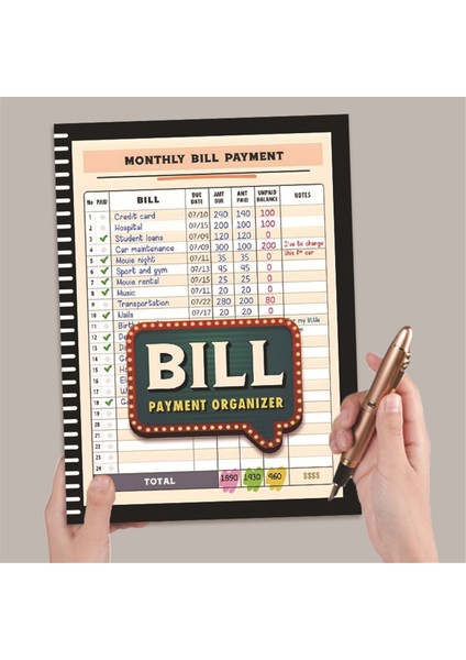 Fatura Takip Defteri Aylık Fatura Düzenleyici ve Planlayıcı (Yurt Dışından) fırsatları