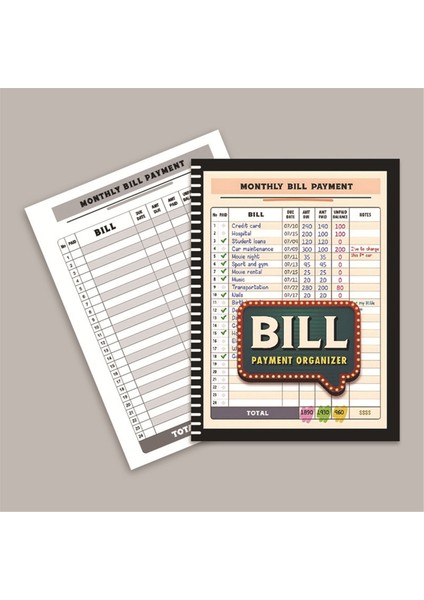 Fatura Takip Defteri Aylık Fatura Düzenleyici ve Planlayıcı (Yurt Dışından) indirimleri