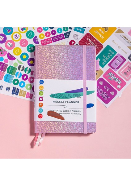 A5 Defter Kağıt Ajanda Defter Gümüş (Yurt Dışından)