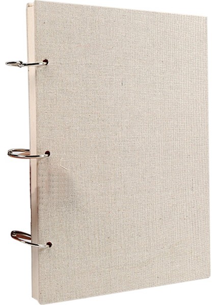 Retro Spiral Eskiz Defteri Keten Sert Kapak 120 Sayfa 160GSM(16K) (Yurt Dışından)