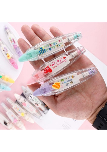 12 Adet Dekor Bant Kalem, Baskı Tipi Dekoratif Kalem Düzeltme Bant Kalem (Yurt Dışından) indirimleri