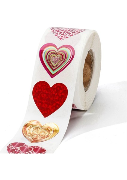 Kalp Şeklinde Çıkartmalar Sevgililer Günü Düğün Hediye Kutusu Çanta Dekorasyonu (Yurt Dışından) fırsatları