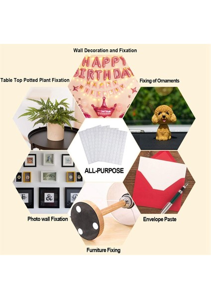 700 Adet Çift Taraflı Nokta Çıkartmalar Festival Dekoru Için Çıkarılabilir 20MM (Yurt Dışından) fiyatları