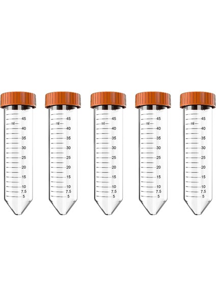 Konik Santrifüj Tüpü - 50ML Santrifüj Tüpleri, 25 Adet Steril Tüp (Yurt Dışından)