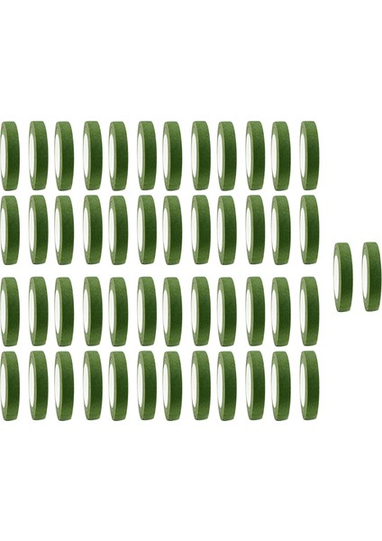 50 Adet Çiçek Bandı Kendinden Yapışkanlı Buket Çiçek Sapı Kağıt Bandı (Yurt Dışından)