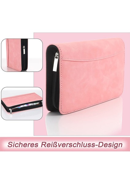 A6 Bütçe Planlayıcısı Hesap Makinesi Zip Bütçe Klasörü (Pembe) (Yurt Dışından)