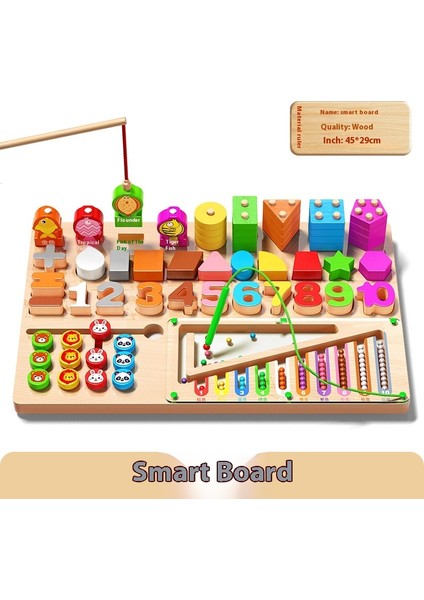 Çocuk Üç Boyutlu Ahşap Puzzle Tahtası Bebek Montessori Erken Eğitim Eşleştirme Hayvan Şekli Blokları Hediye Oyuncaklar (Yurt Dışından)