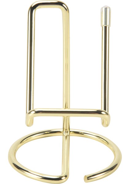 Masa Üstü Kartvizitlik, Metal Kartvizit Standı (Altın) (Yurt Dışından)