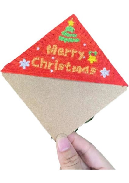 4 Adet Noel Çin Tarzı Ayraç El Işlemeli (Yurt Dışından)