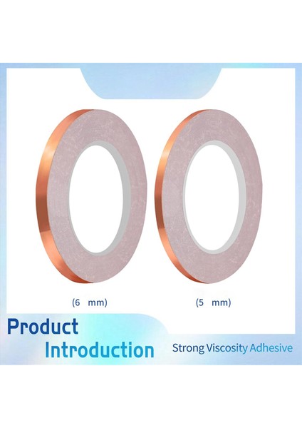 Vitray Için 6mm Destekli Bakır Folyo Bant (2rulo) (Yurt Dışından) fiyatları