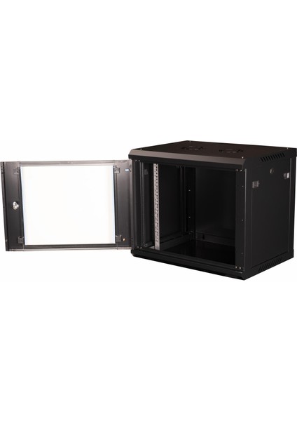 - 9u 19" Duvar Tipi Rack Kabinet – Genişlik: 600 mm | Derinlik: 450 mm – Siyah (Demonte) fırsatları