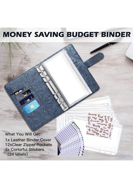 Fermuarlı Bütçeli Klasör Zarflar, Para Tasarrufu Sağlayan Nakit Zarf (Yurt Dışından) modelleri