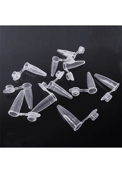 500 Adet Düz Kapaklı Tüp, 1.5ml Mikrosantrifüj Tüpü (Yurt Dışından)
