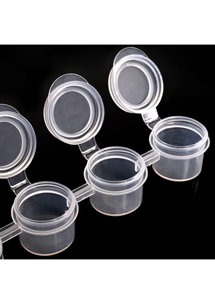 50 Şerit Boya Kapları Şeritler, 300 Kap 2ml/0.07 Oz Boş Boya Kapları Kapları (Yurt Dışından)