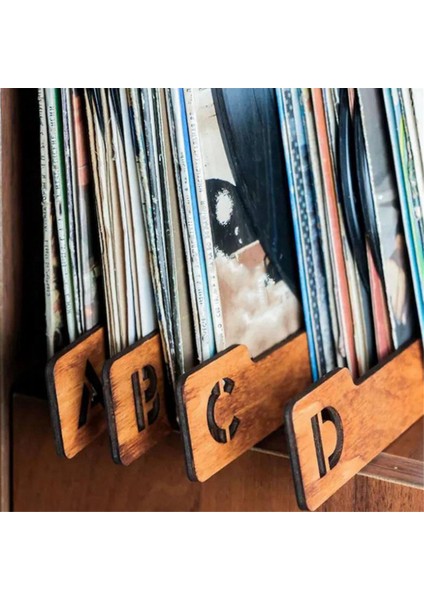 Alfabetik Vinil Plak Depolama Bölücüler Az (2 Set) (Yurt Dışından)