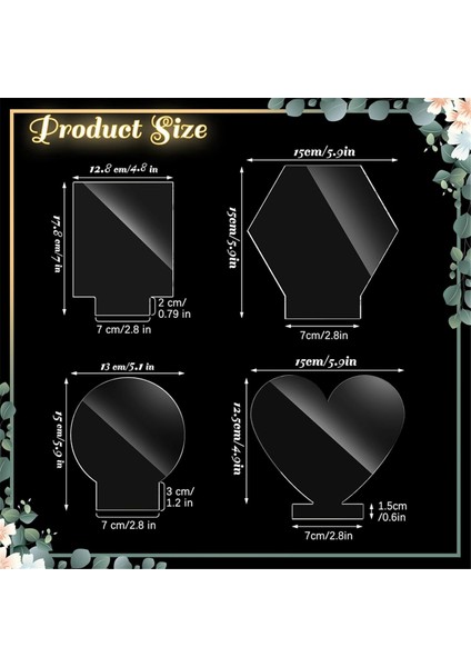 20 Adet 2 mm Akrilik Boşluklar Hafif Taban Plastik Döküm Şeffaf Levha Için (Yurt Dışından) indirimleri