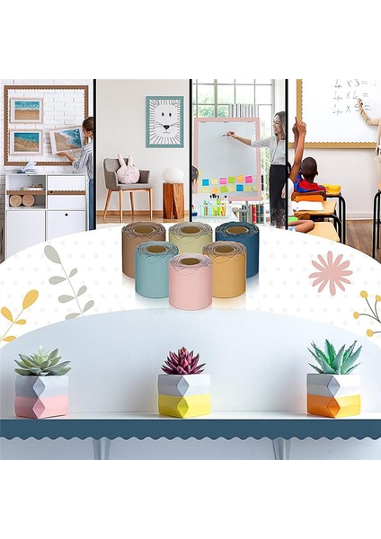 6 Rulo 196.8 Ft Renkli Sınıf Panosu Sınırları (Yurt Dışından) modelleri