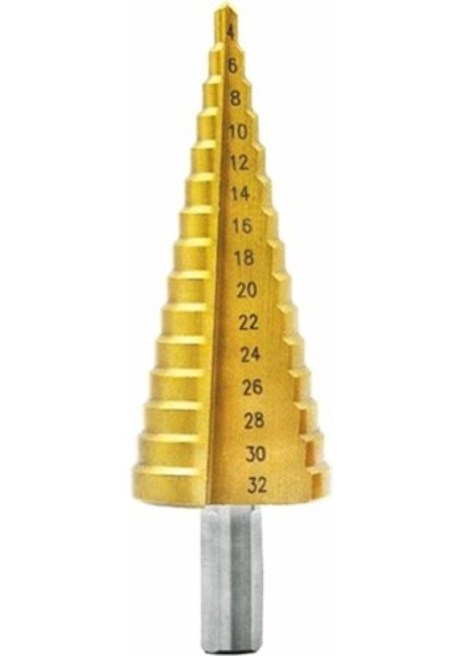 Kademeli Matkap Ucu Panç Sac Delgisi 4-32 mm 6597