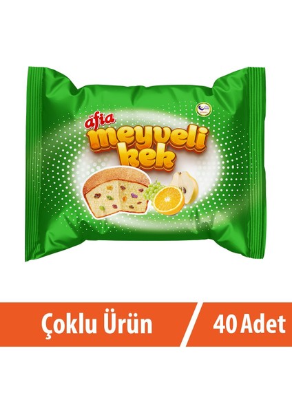 Meyveli Kek 40*40 gr