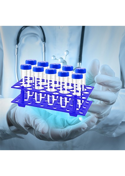 27 Adet 50ML Santrifüj Tüpü ve 28 Kuyu Tutucu Seti, Laboratuvar B Için (Yurt Dışından)