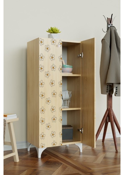 Daisy Design 3 Raflı Çok Amaçlı Dolap Mutfak Salon Banyo Ofis Salon Dolabı fiyatları