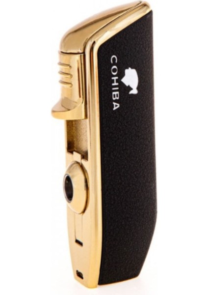 Üç Torch Puro Çakmak Siyah Gold CCM0216