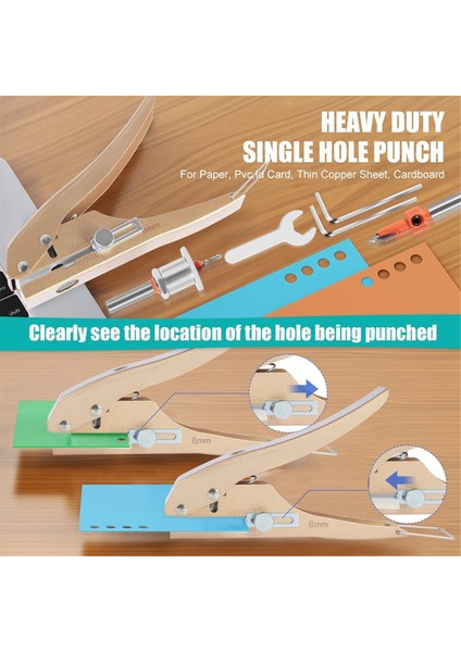 10MM Ağır Hizmet Tipi Delgeç Kenar Bantlama Delme Pensesi (Yurt Dışından) modelleri