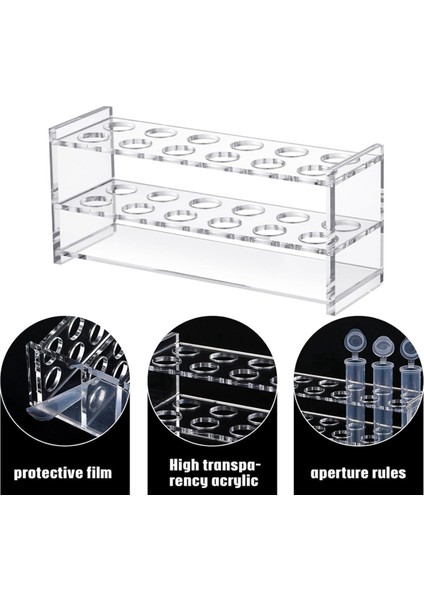 Akrilik Test Tüpü Rafı 12 10ML Akrilik Santrifüj Tüpü Tutucu (Yurt Dışından) modelleri
