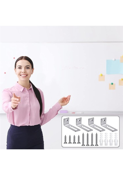 20 Set Beyaz Tahta Kurulum Donanım Seti Montaj Braketleri (Yurt Dışından) modelleri