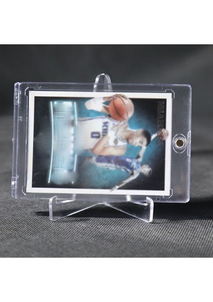 10 Sert Plastik Kart Koruyucu Şeffaf Kart Tuğlası + 2 Sergileme Standı (Yurt Dışından) fırsatları