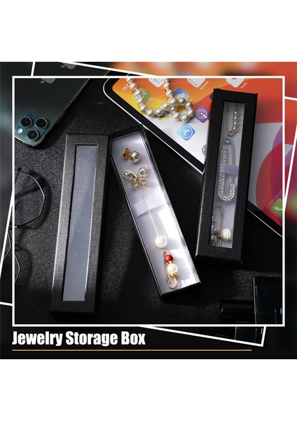 16 Adet Boş Kalem Hediye Kutusu Siyah Karton Kutu Şeffaf Pencereli (Yurt Dışından) indirimleri