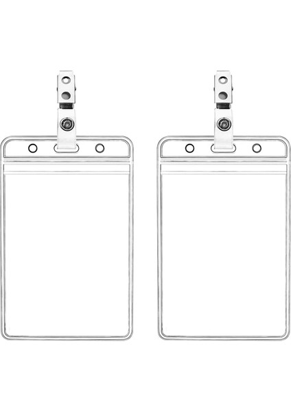 Su Geçirmez Dikey Kimlik Rozeti Tutucusu Mühürlü Üst Koruma (Yurt Dışından) fiyatları