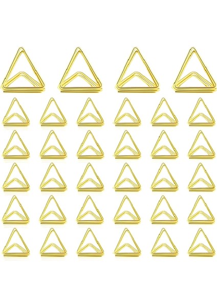 60 Adet Yer Kartı Tutucu Düğün Masa Numarası Tutucu Üçgen Şekli (Yurt Dışından)