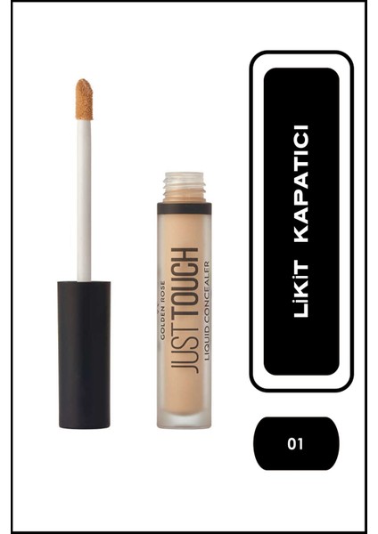 Just Touch Liquid Concealer No: 01 - Likit Kapatıcı - 8691190509248