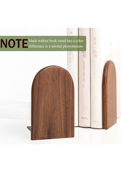 Ahşap Kitap Destekleri Ağır Hizmet Tipi Kitaplık Kaymaz Kitap Destekleri (2 Adet) (Yurt Dışından) fiyatları