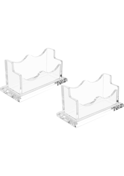 2 Paket Akrilik Kartvizitlik Masa, Masa Aksesuarı (1 Yuva) (Yurt Dışından)