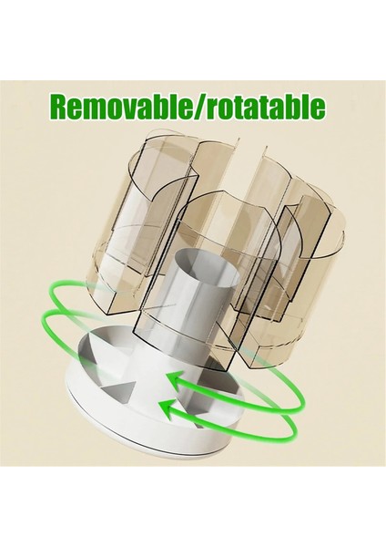 Döner Kalemlik 6 Bölmeli 360° Döner Tabla B (Yurt Dışından) fiyatları