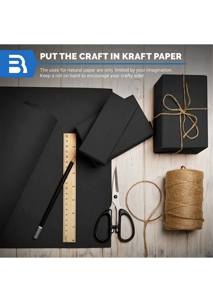 Kraft Kağıdı, Çevre Koruma Kraft Sarma Kağıdı, 0.45X30M (Yurt Dışından)