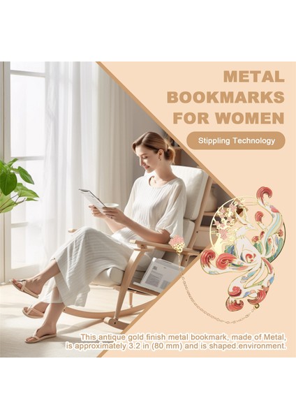 Kadınlar Için Metal Ayraçlar, Kitap Severler Için Kitap Okuma Hediyesi (Yurt Dışından)