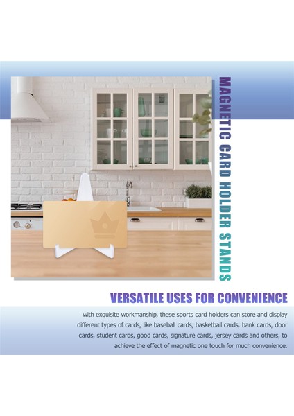 10 Adet 35PT-360PT Kart Kılıfları Kart Sergileme Için Akrilik Standlar (Yurt Dışından) modelleri