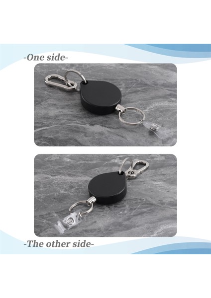 Ağır Hizmet Tipi Geri Çekilebilir Rozet Tutucu Makarası, Isim Kartı Anahtarlık Için (Yurt Dışından) indirimleri