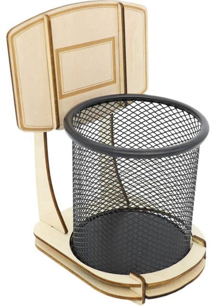 Kalem Kalemlik, El Yapımı Ahşap Basketbol Standı Kalem Düzenleyici (Yurt Dışından)